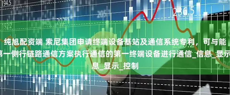 纯旭配资端 索尼集团申请终端设备基站及通信系统专利，可与能基于第一侧行链路通信方案执行通信的第一终端设备进行通信_信息_显示_控制