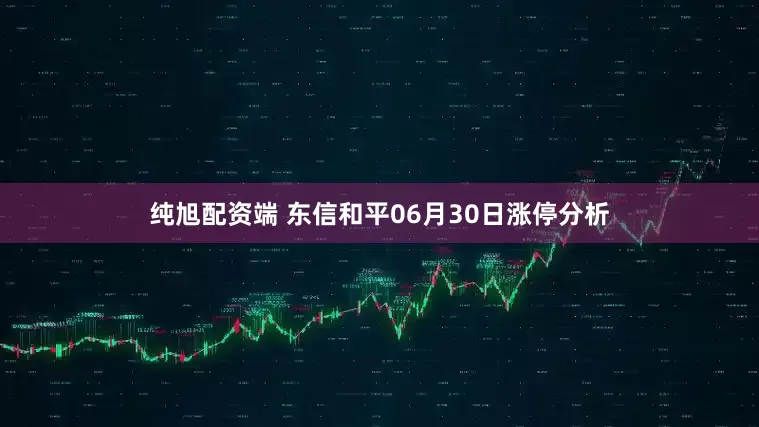 纯旭配资端 东信和平06月30日涨停分析