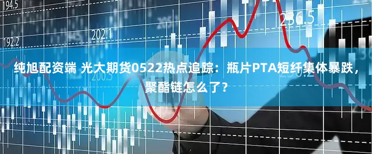 纯旭配资端 光大期货0522热点追踪：瓶片PTA短纤集体暴跌，聚酯链怎么了？